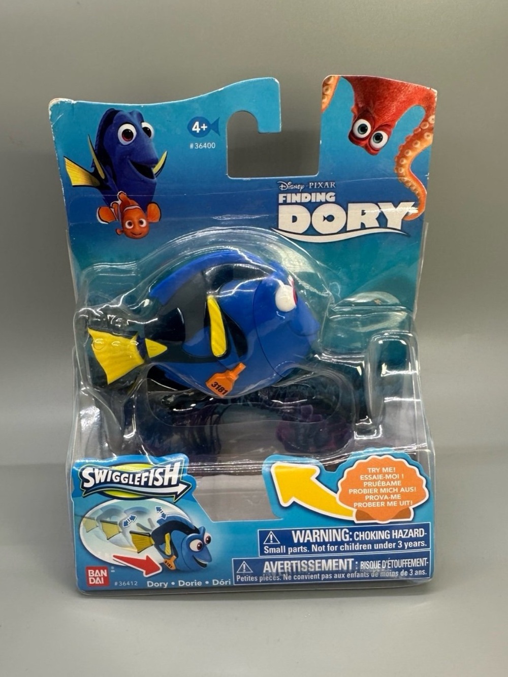 Dory Disney Pixar Finding DORY (DORY) Swigglefish - New In Box Rare
